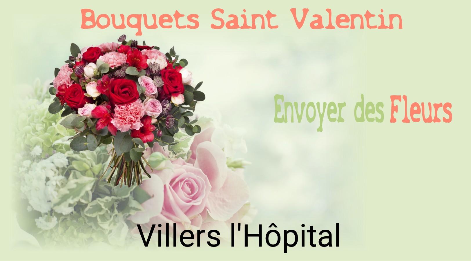 Roses de Saint-Valentin livrées à Villers-l'Hôpital